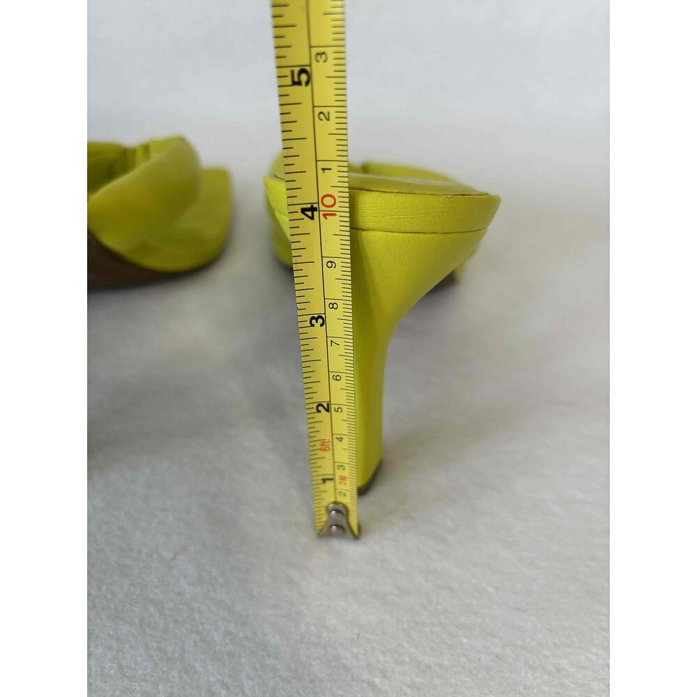 NWT INC Womens Faux Leather Open Toe Square Toe High Heel Thong Pumps Size 9M - Picture 5 of 9